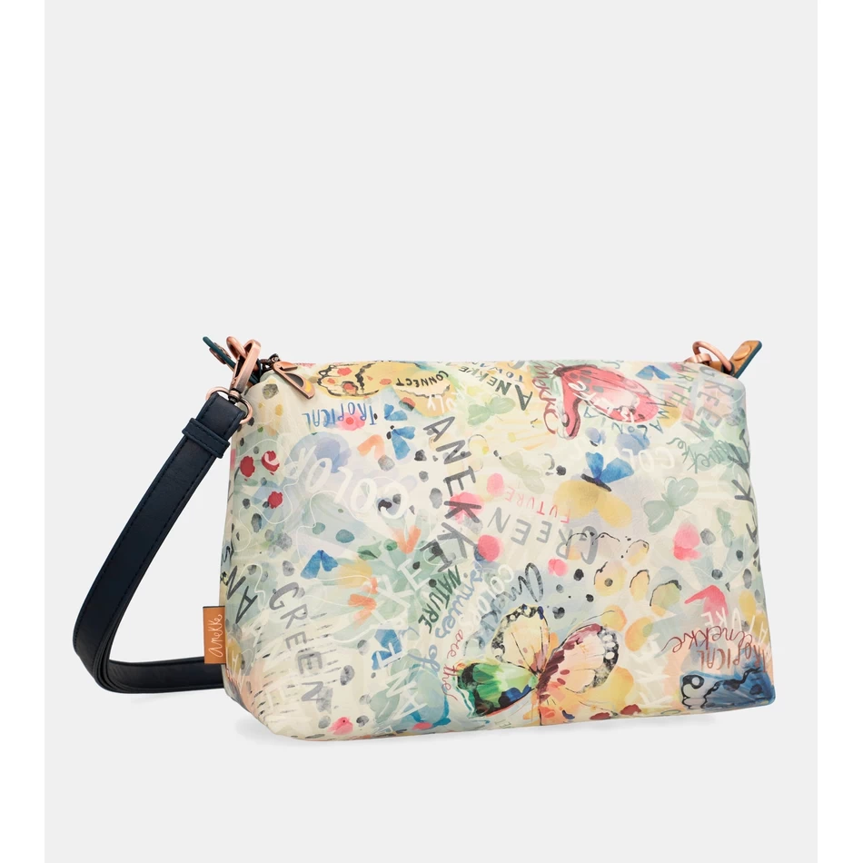 Geantă Tote Mare Anekke Nature Pachamama Bleumarin