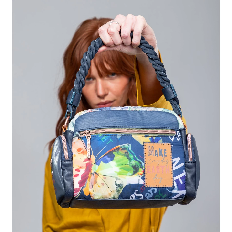 Anekke Nature Pachamama Blå Crossbody-väska