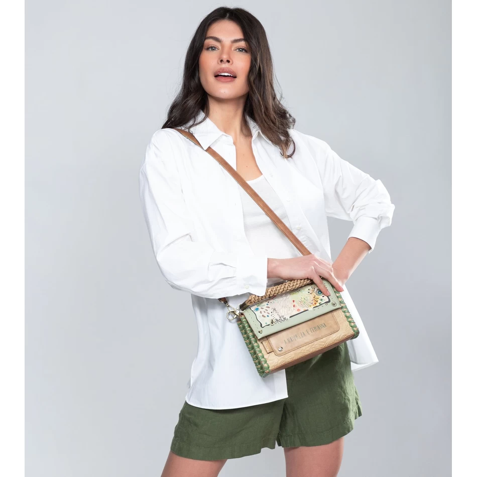 анекке торба преко боди са лептир преклопом са ременом за раме