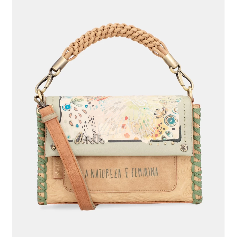 анекке торба преко боди са лептир преклопом са ременом за раме