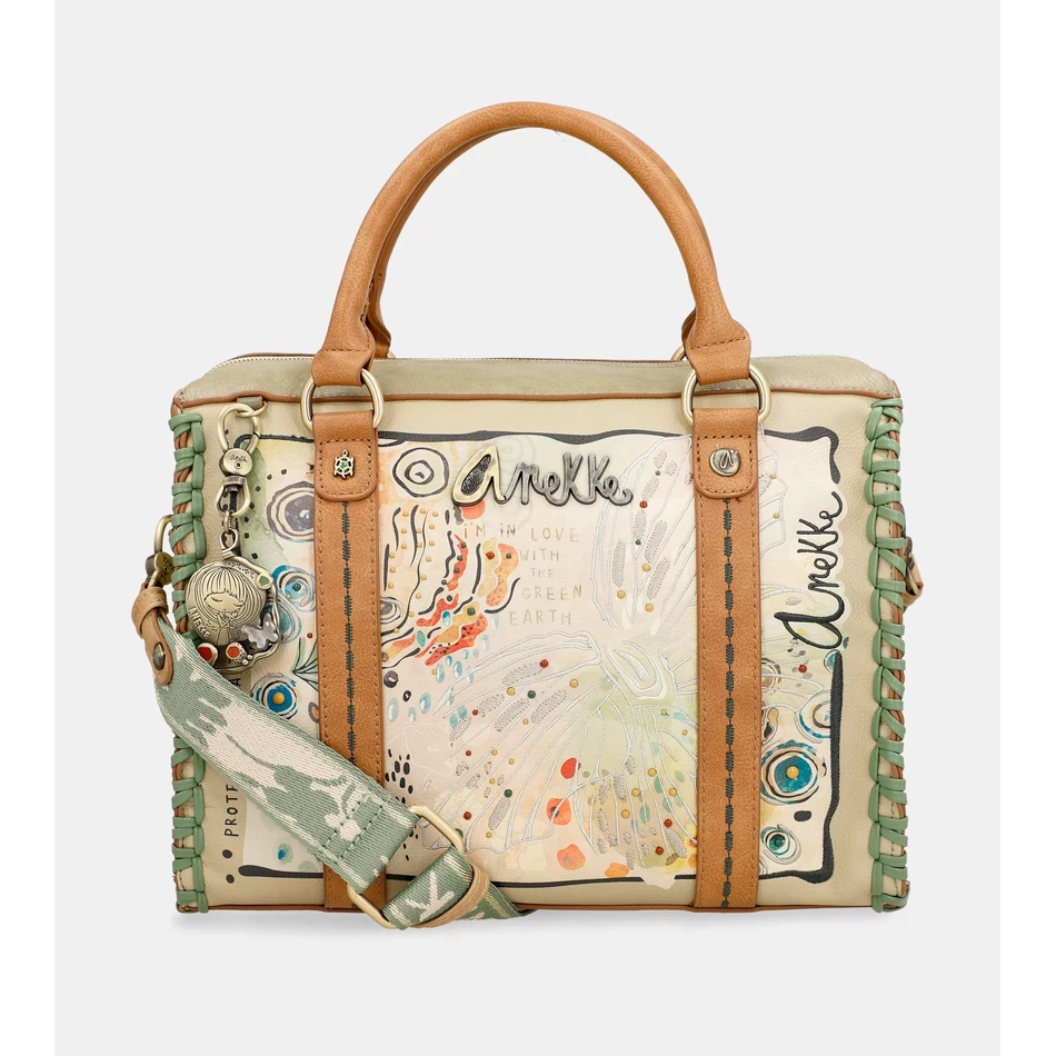 Anekke чанта за боулинг пеперуда през рамо