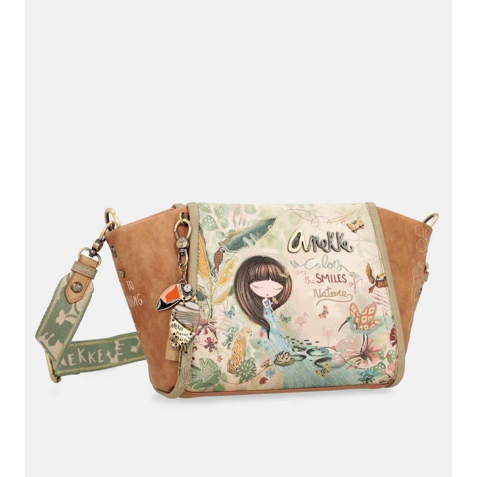 Anekke Amazonia Apdrukāta Crossbody Soma