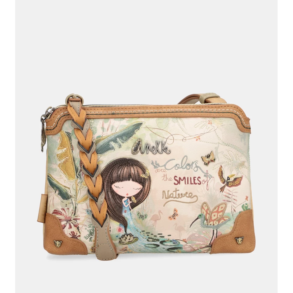 Anekke Amazonia Crossbody-väska Med 3 Fack