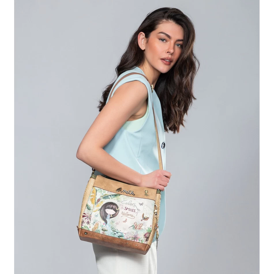 Anekke Amazonia Trīskāršu Nodalījumu Crossbody Soma