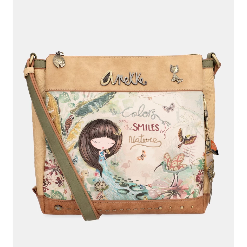 Anekke Amazonia Trīskāršu Nodalījumu Crossbody Soma