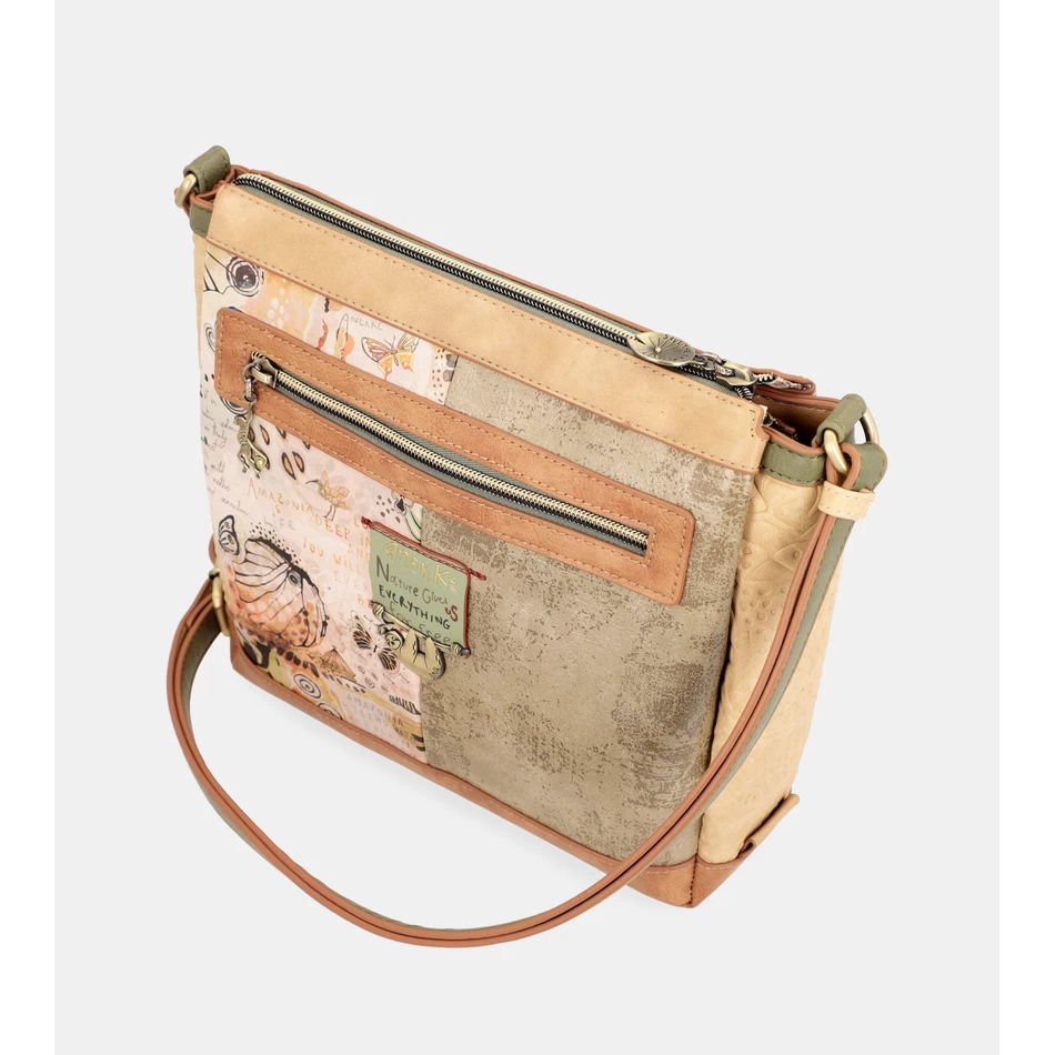 Anekke Amazonia Trīskāršu Nodalījumu Crossbody Soma