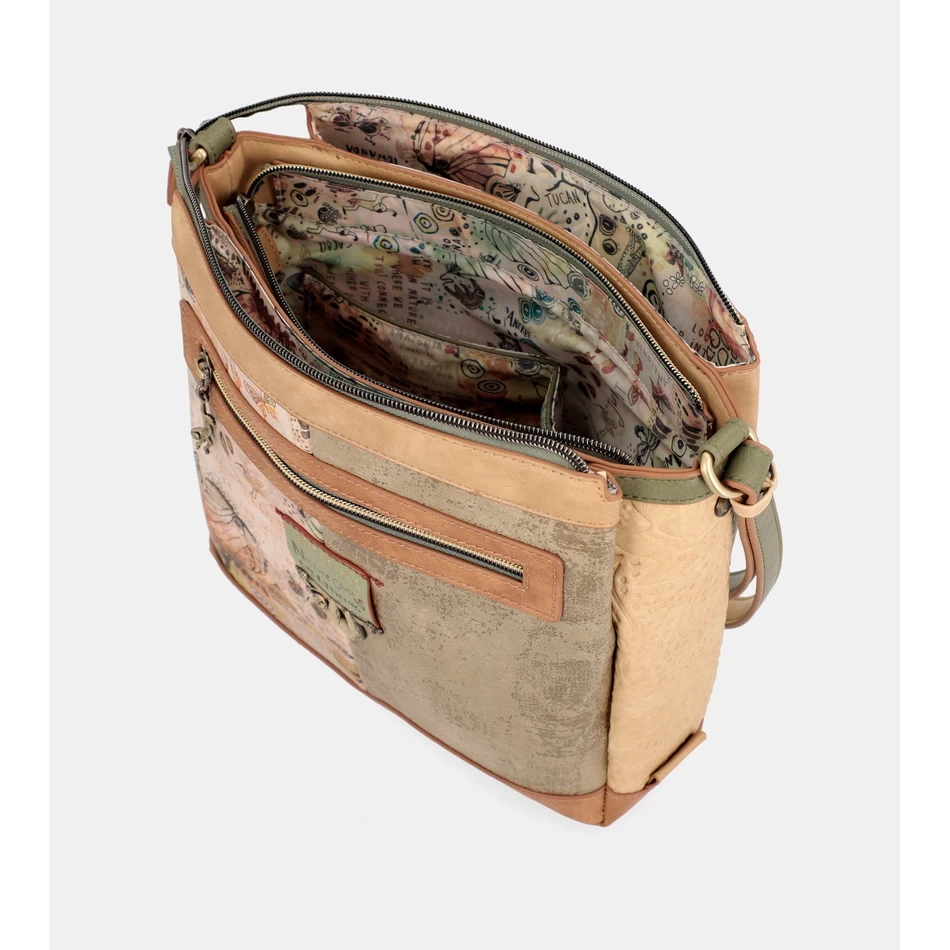 Anekke Amazonia Trīskāršu Nodalījumu Crossbody Soma