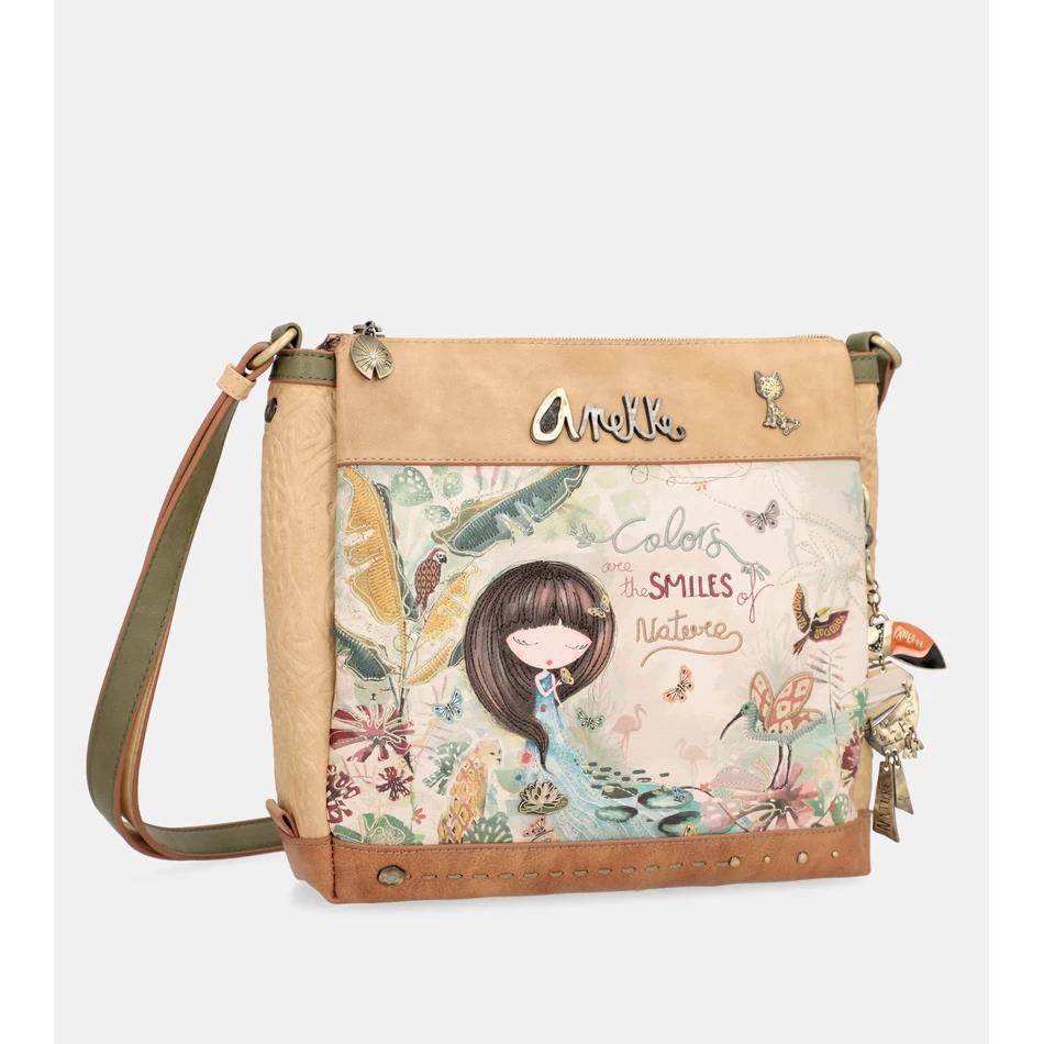 Anekke Amazonia triple compartment crossbody bag