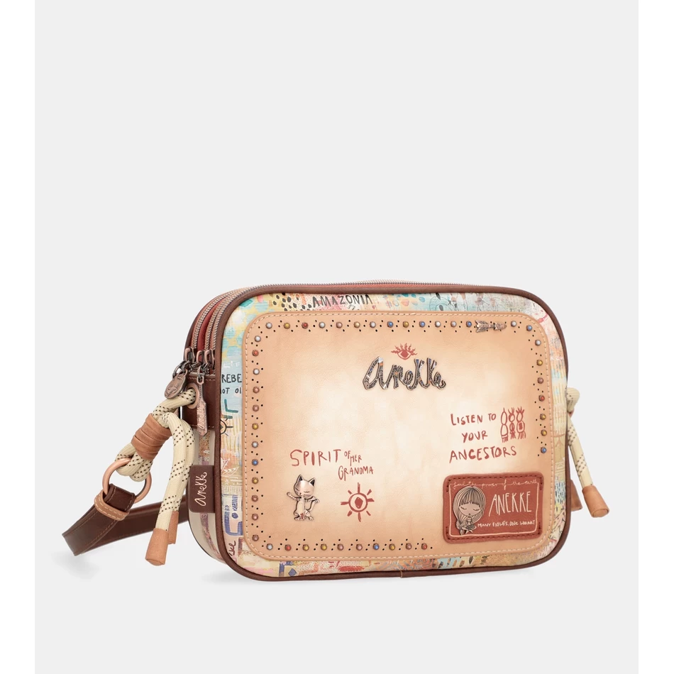 Anekke Tribe crossbody bag with 3 compartments
