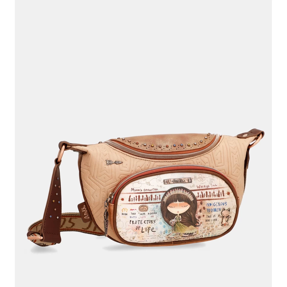 Anekke Meniere Etnilise Trükiga Crossbody Kott