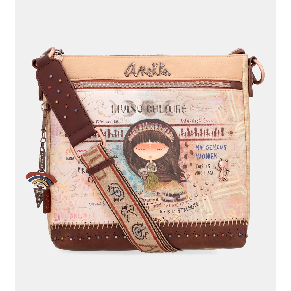 Anekke Menire ön Cepli çapraz çanta