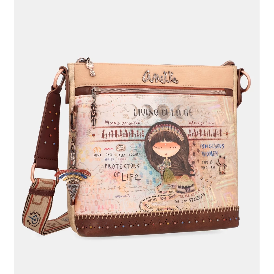 Anekke Menire Crossbody Laukku Etutaskulla