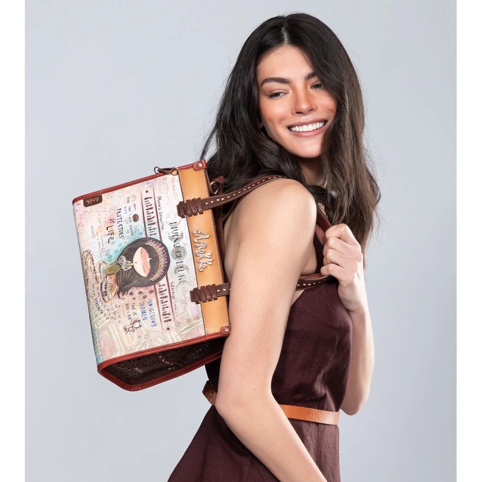 Anekke Menire Velika Torba S Remenom Za Rame S Printom