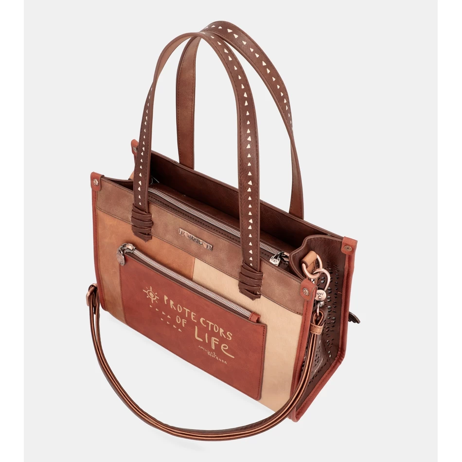 Anekke Menire Velika Torba S Remenom Za Rame S Printom