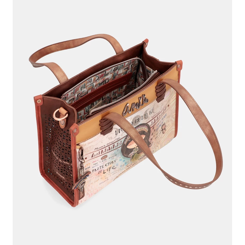 Anekke Menire Velika Torba S Remenom Za Rame S Printom