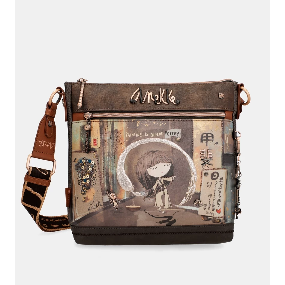 Anekke Shoen Vidēji Brūna Plecu Soma