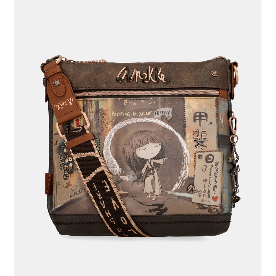 Anekke Shoen Vidēji Brūna Plecu Soma