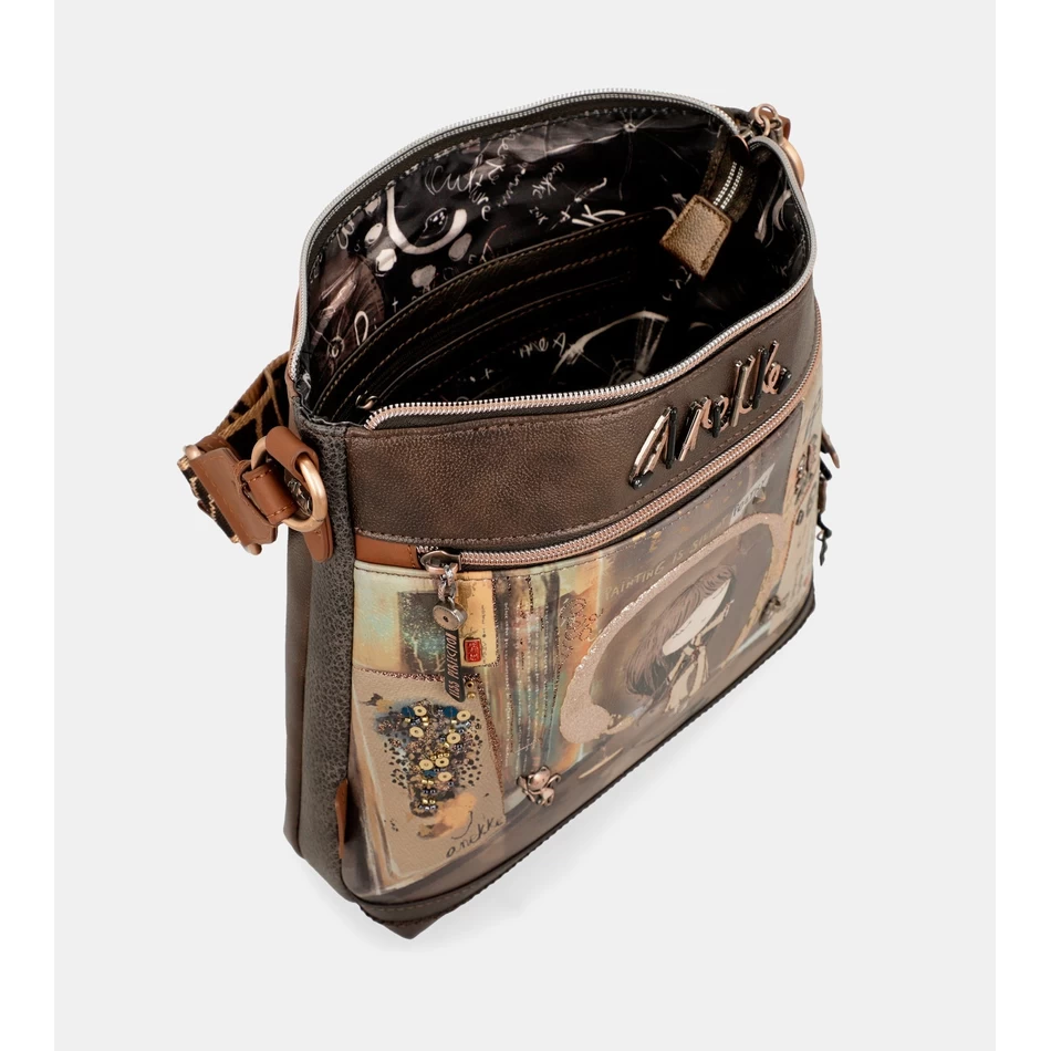 Anekke Shoen Vidēji Brūna Plecu Soma