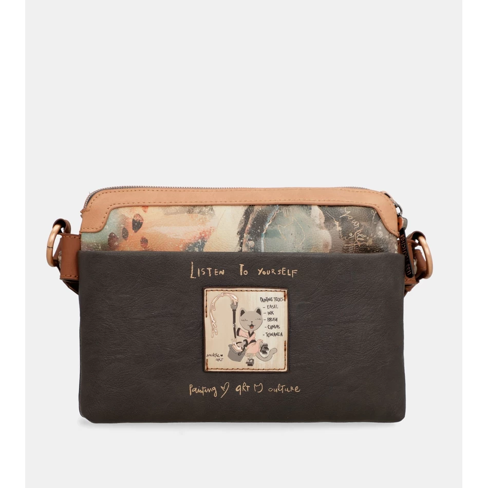 Anekke Shōen medium shoulder bag with 3 compartments