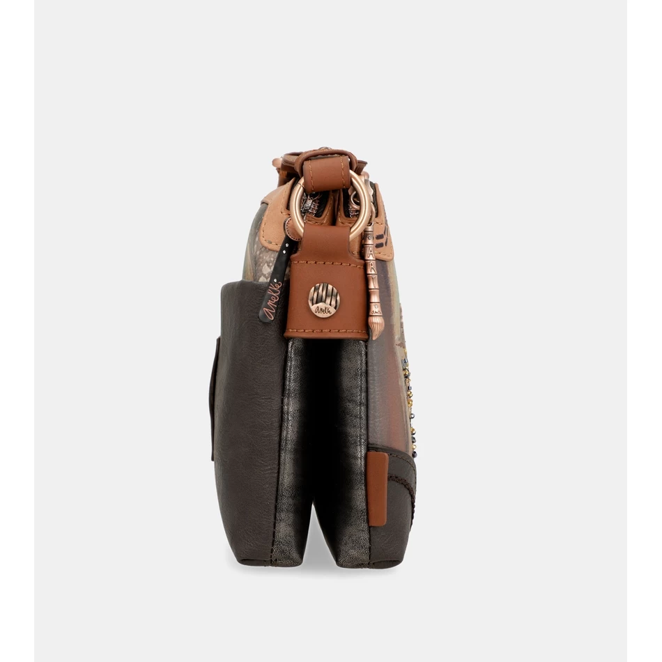 Anekke Shōen medium shoulder bag with 3 compartments