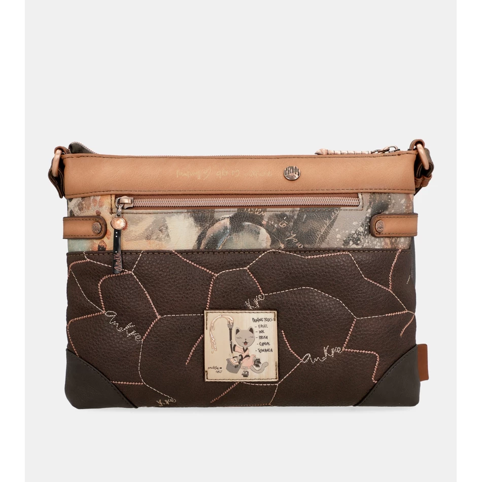 Anekke Shōen Mini Axelväska Med Dubbelfack