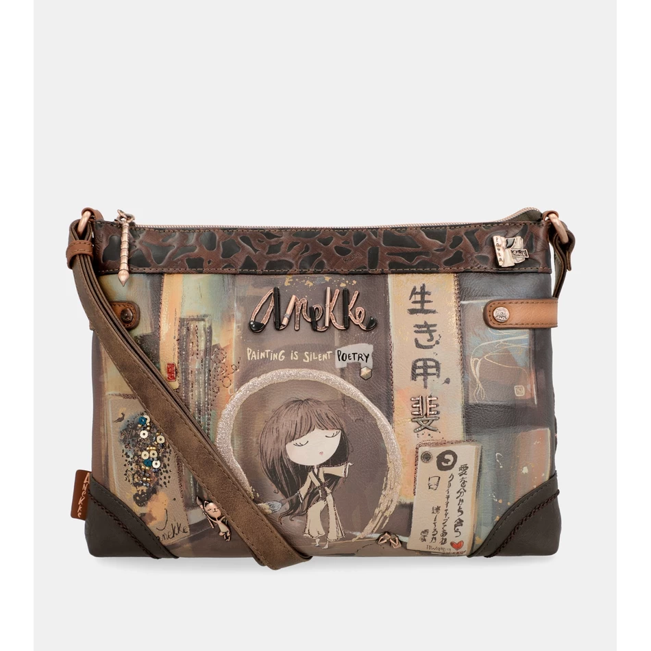 Anekke Shōen Mini Axelväska Med Dubbelfack