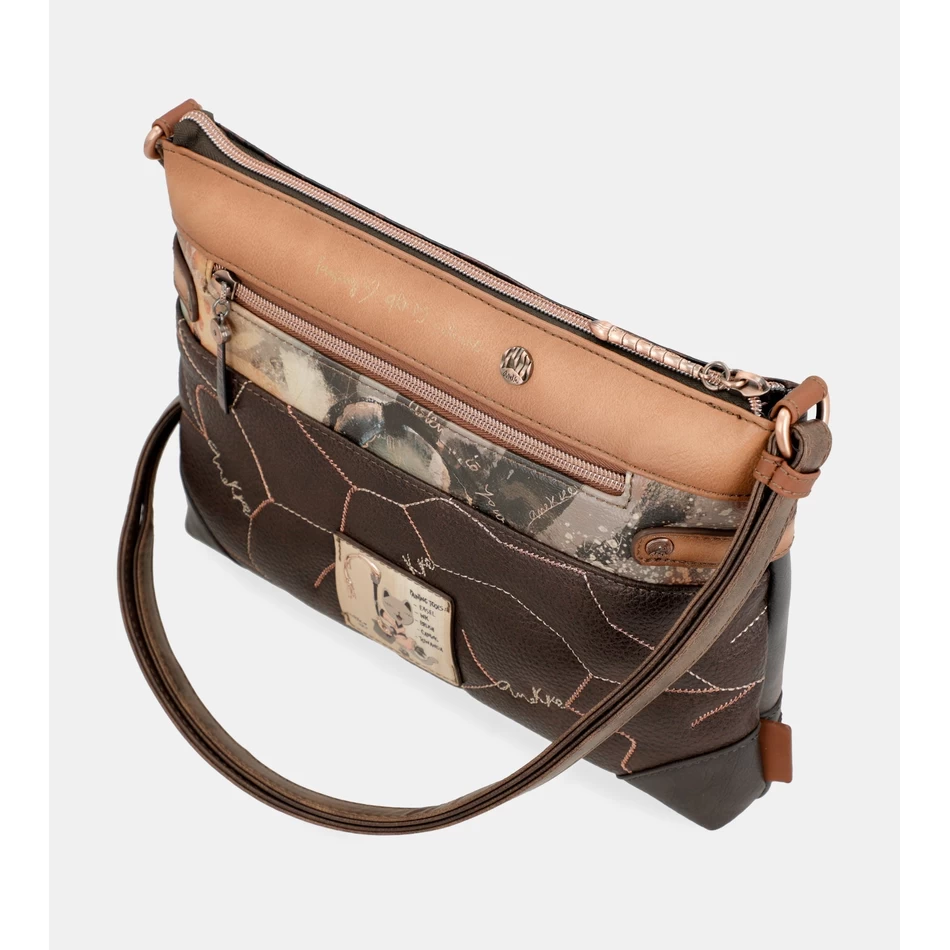 Anekke Shōen Mini Axelväska Med Dubbelfack