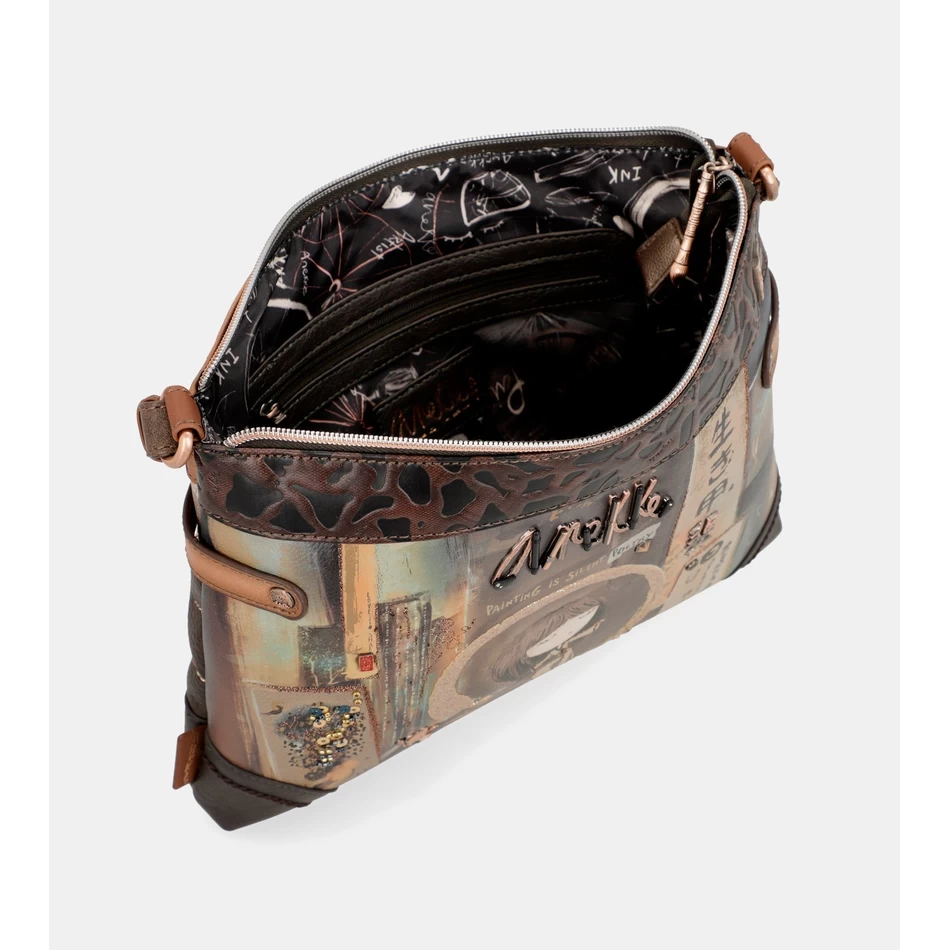 Anekke Shōen Mini Axelväska Med Dubbelfack