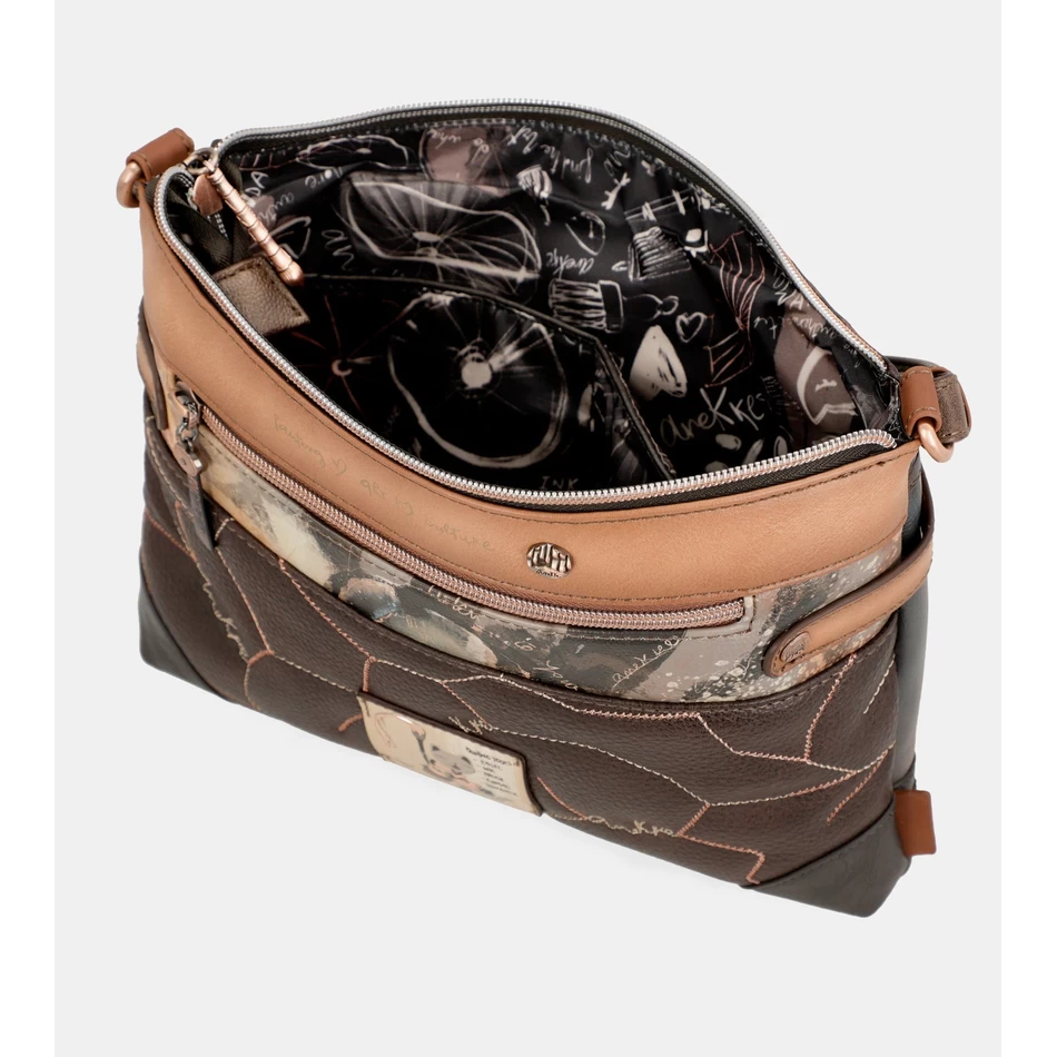 Anekke Shōen Mini Axelväska Med Dubbelfack