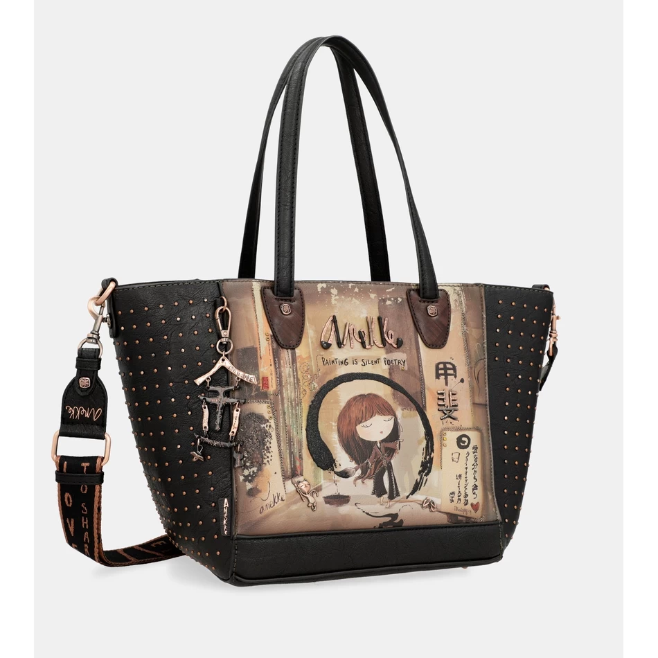 קניות גדולות Anekke עם צחצוח פנימי הניתן להסרה