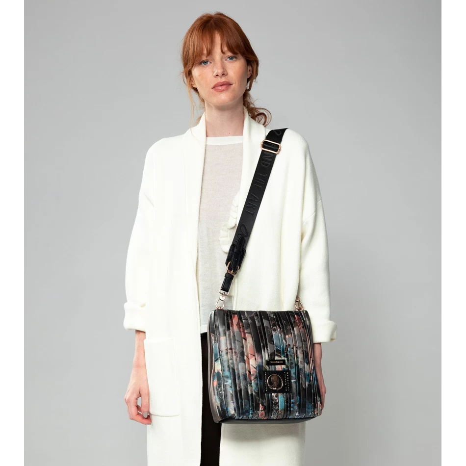 Anekke Shōen Paleti çift Taraflı Pilili Omuz çantası