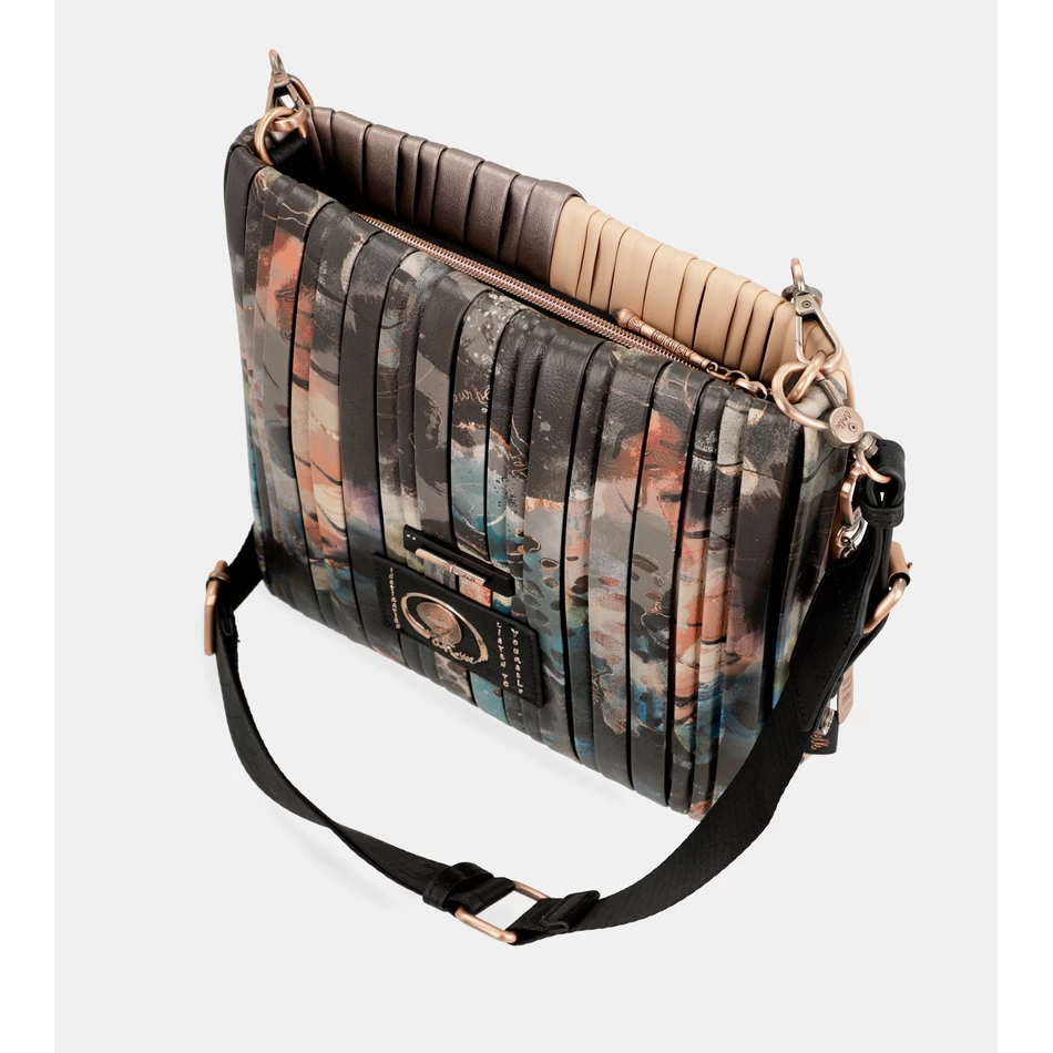 Anekke Shōen Paleti çift Taraflı Pilili Omuz çantası