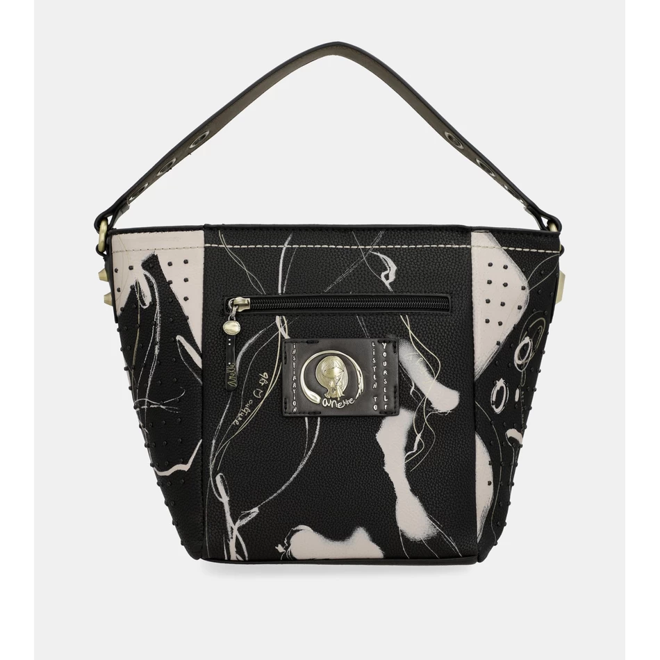 Anekke Nature Shodō Vidēji Melna Rokassomiņa