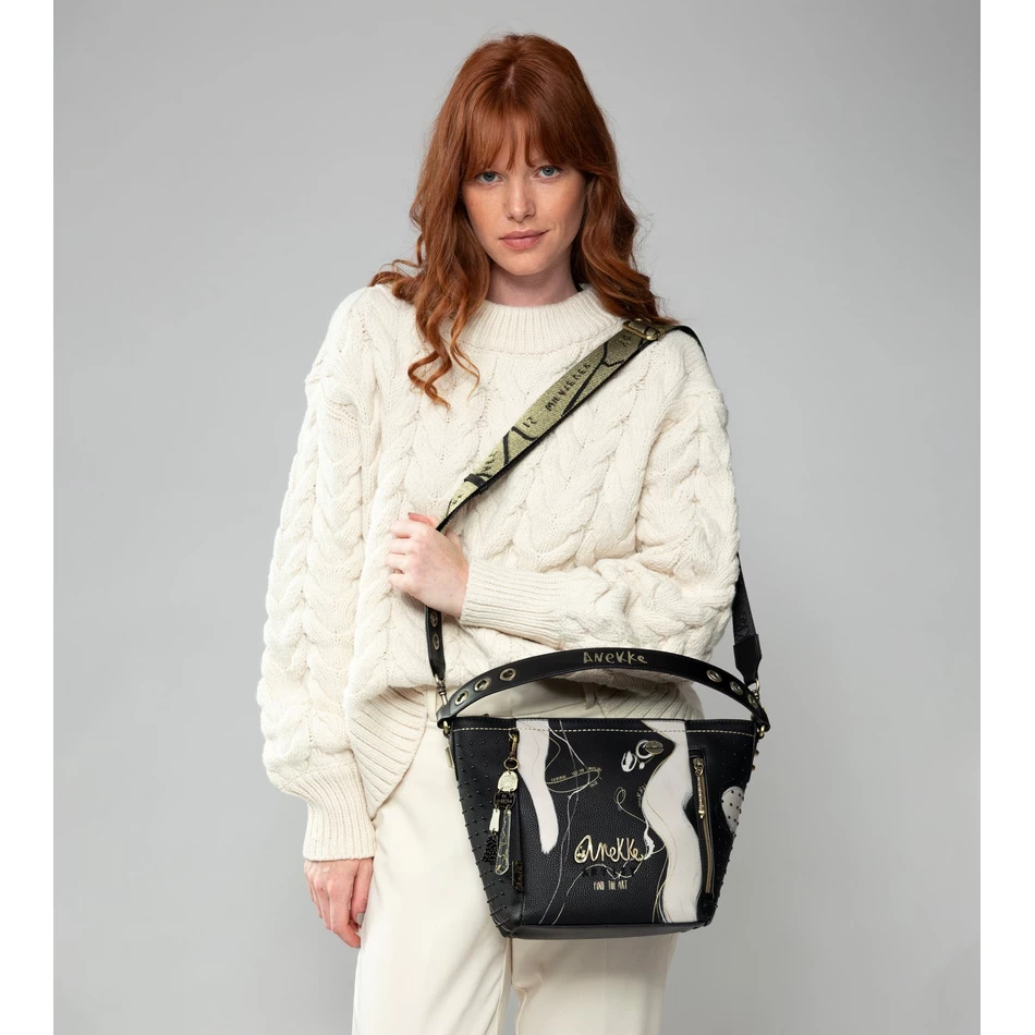 Anekke Nature Shodō Keskmine Must Käekott