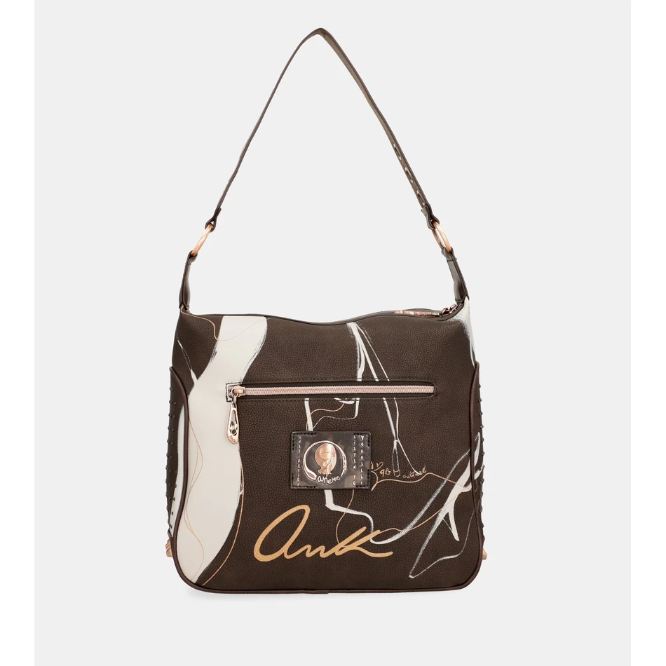 Anekke Nature Shodō Ruskea Olkalaukku