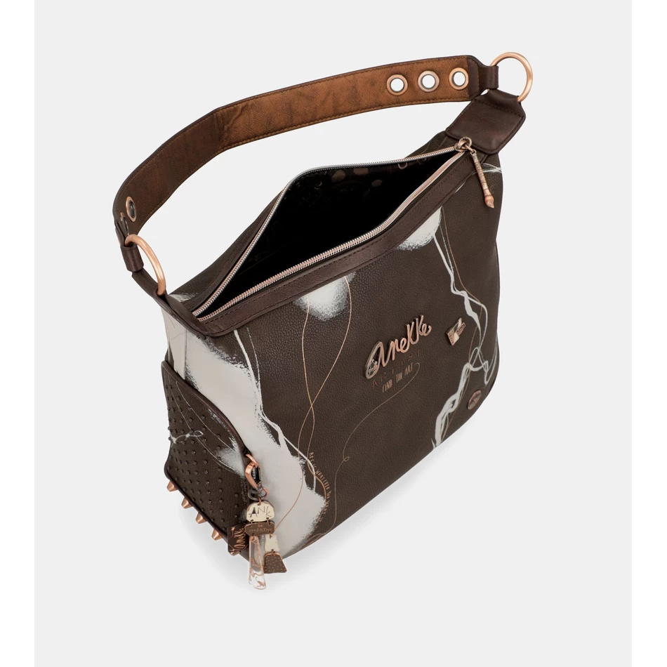 Anekke Nature Shodō Ruskea Olkalaukku