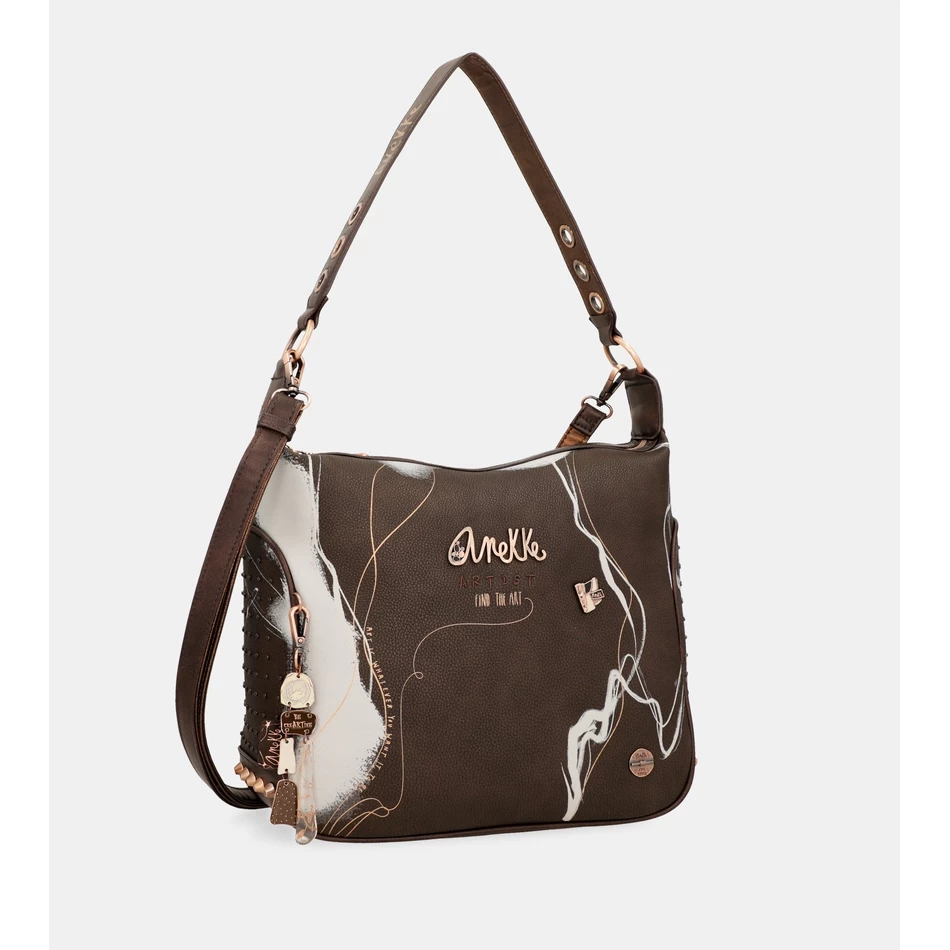 Anekke Nature Shodō Brun Axelväska