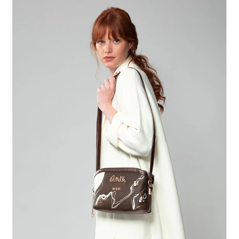 Anekke Nature Shodō Pruun 3 Lahtriga õlakott