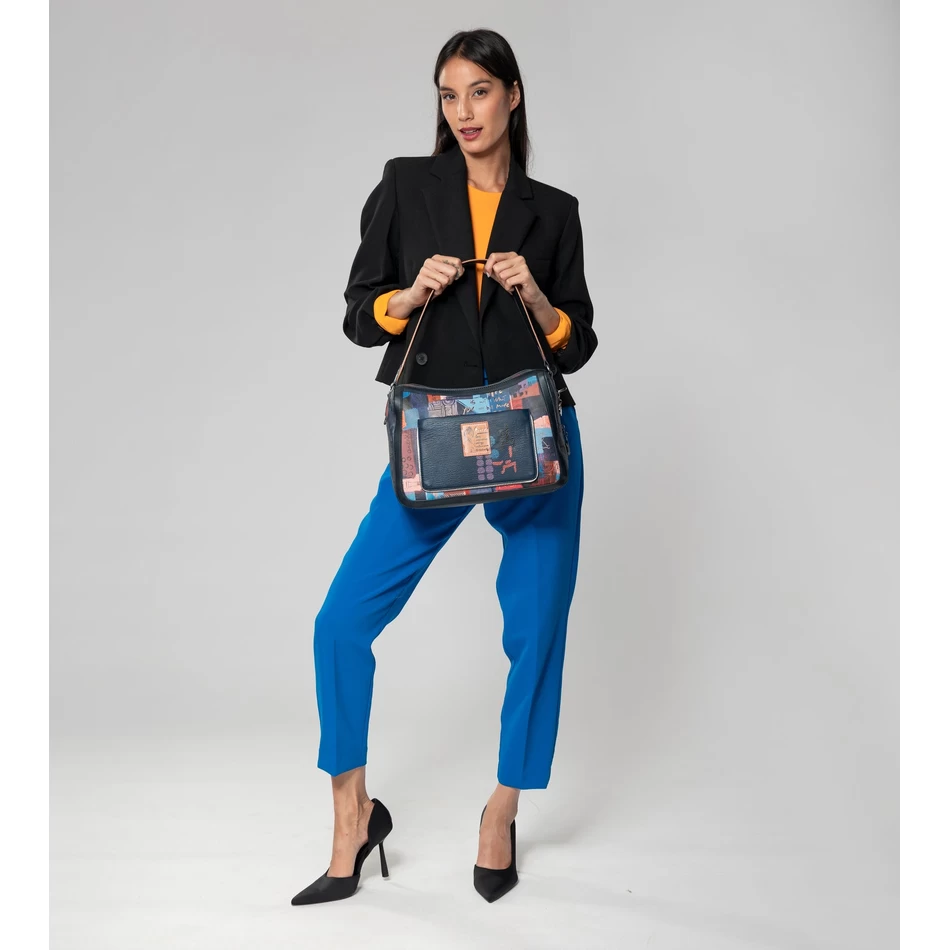 תיק כתף עכשווי Anekke עם רצועת כתף