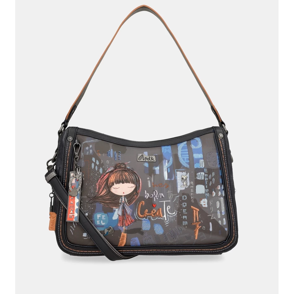 תיק כתף עכשווי Anekke עם רצועת כתף