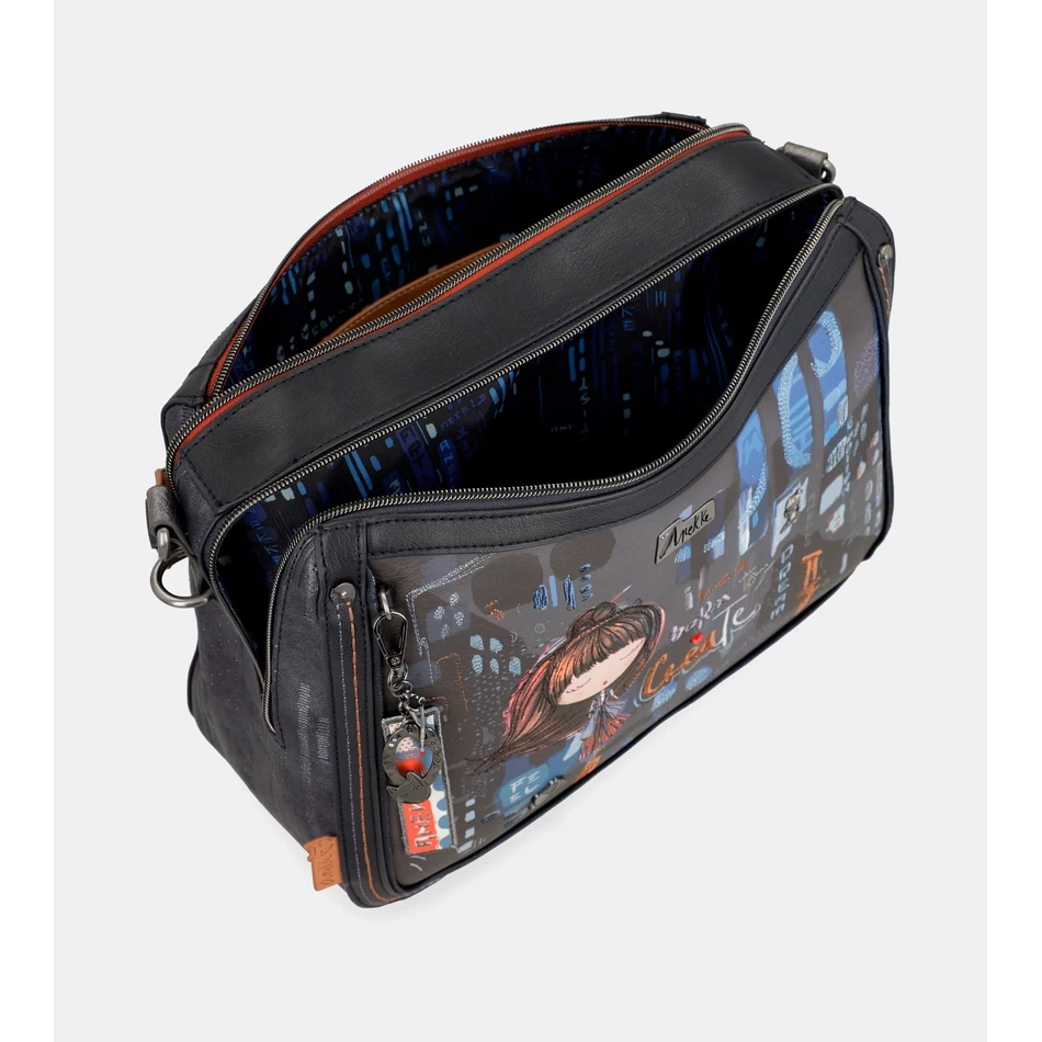 תיק כתף עכשווי Anekke עם רצועת כתף