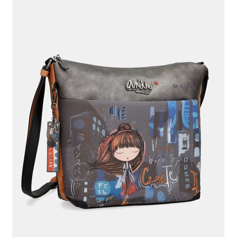 Anekke Kaasaegne Suur Trükitud Sõnumikott