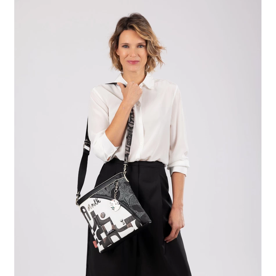 Квадратная сумка через плечо Anekke Nature в стиле шестидесятых