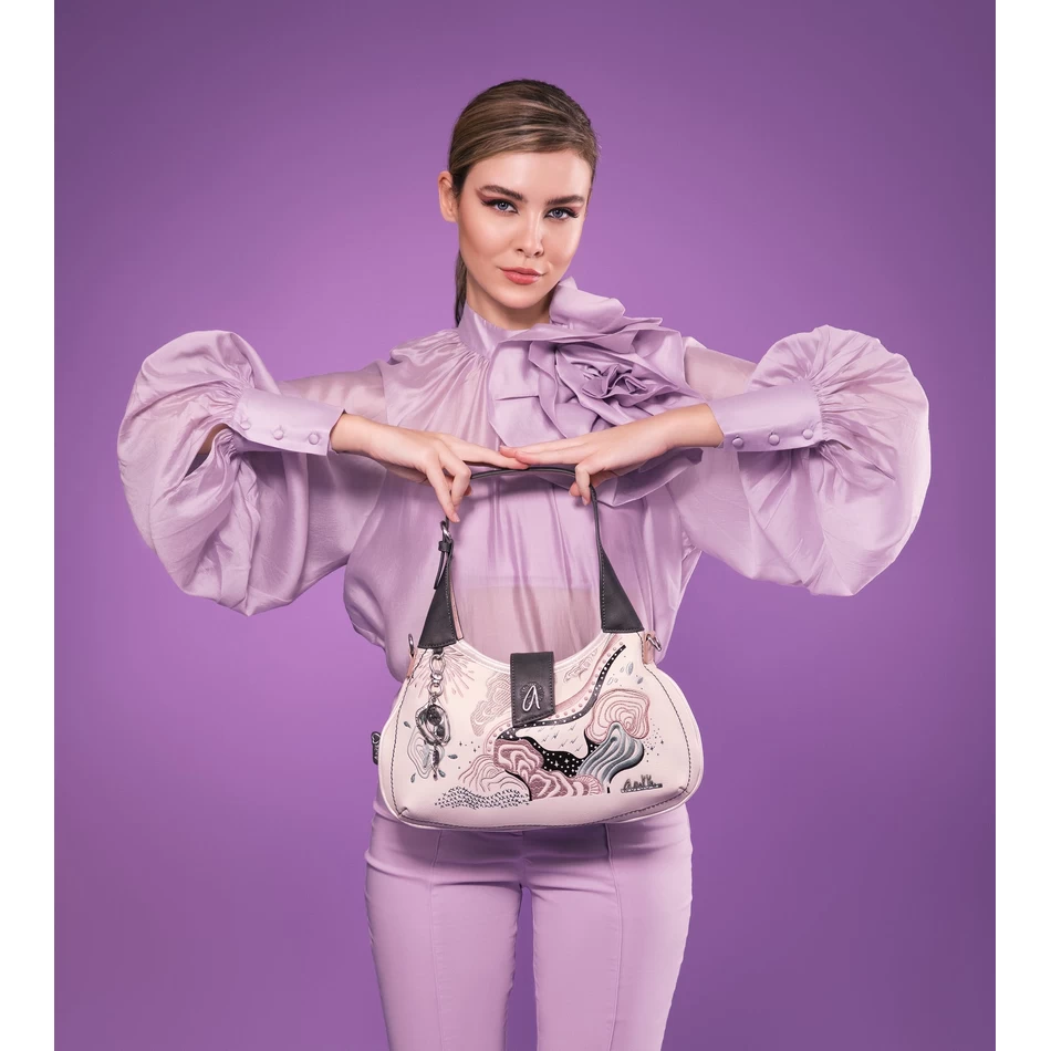 Anekke Psykedeelinen Hobo Olkalaukku