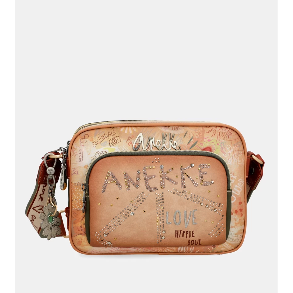 чанта през рамо с цветя Anekke