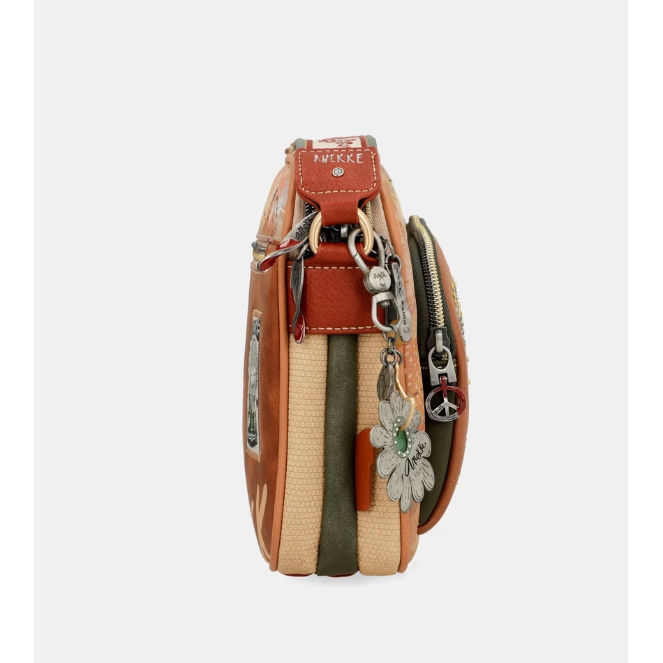 чанта през рамо с цветя Anekke