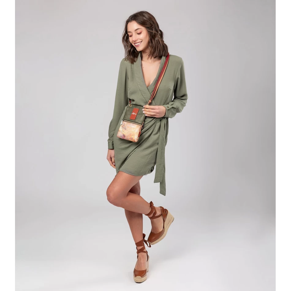 Anekke Peace & Love Camel Mini Crossbody Kott