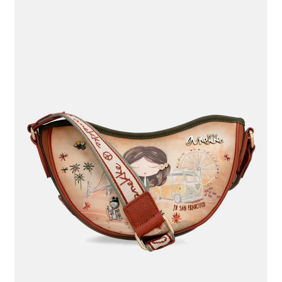 Anekke Peace & Love Camel Soikea Laukku