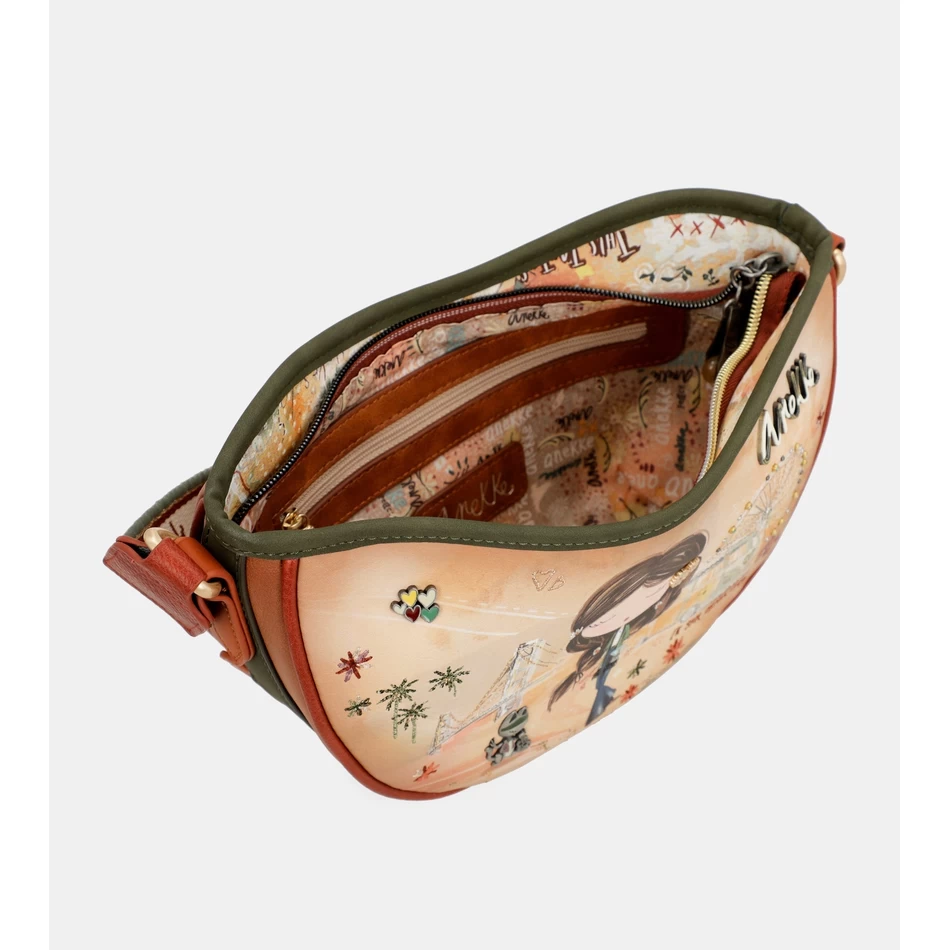 Anekke Peace & Love Camel Soikea Laukku