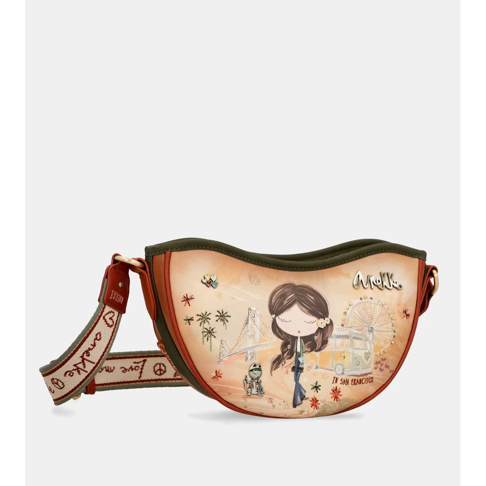 Anekke Peace & Love Camel Ovaalne Kott